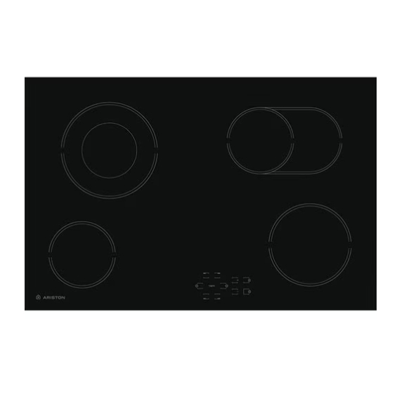 Ariston 75cm Built-in Ceramic Hob, 5 tungku -  HR704BA ex display