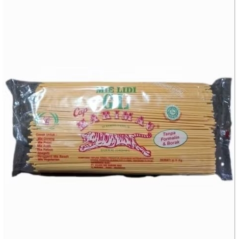 

Mie Lidi GL cap Harimau, Mie Medan, Mie Gomak 1 kg