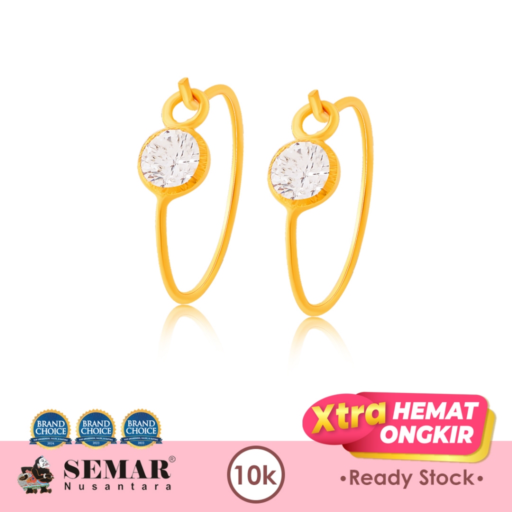Anting Emas Anak Kimmy Lovely Kids Super Ringan Gold 10K Semar Nusantara
