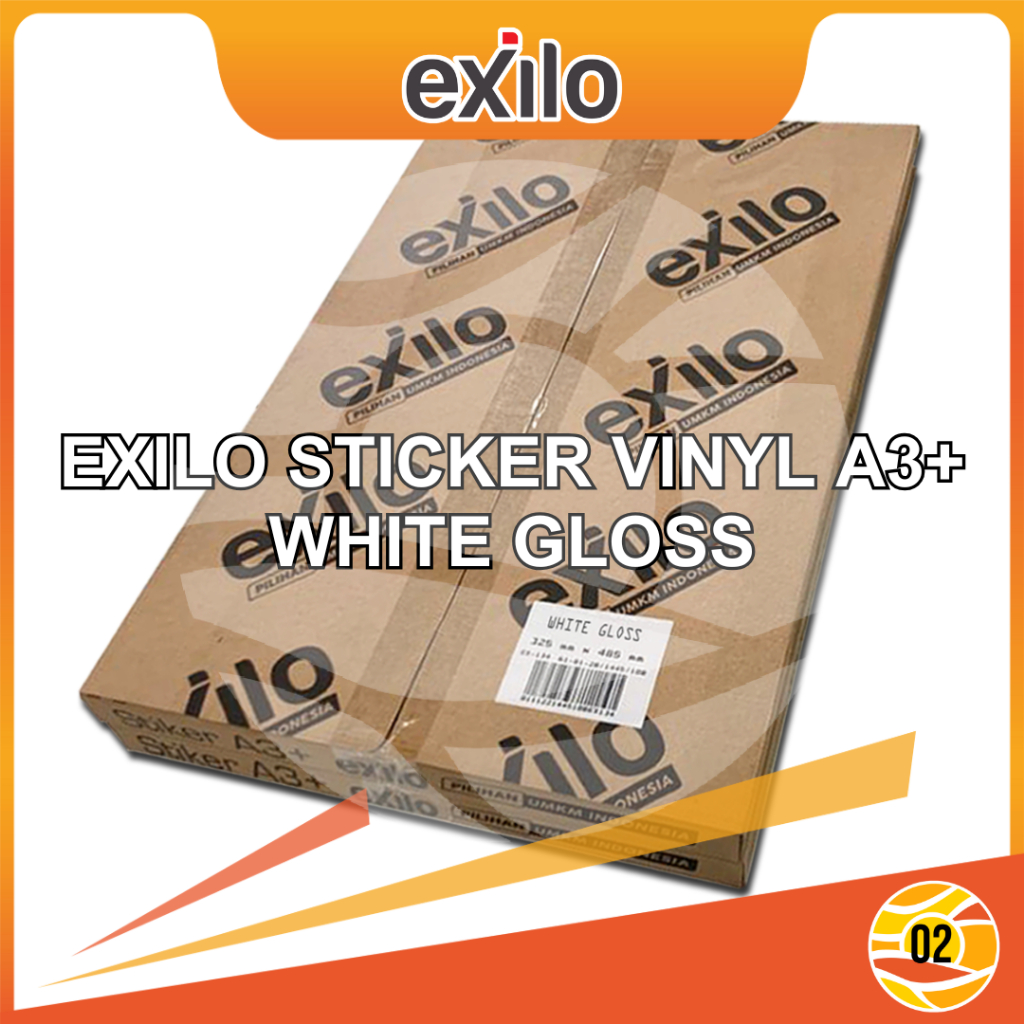

Exilo Sticker Vinyl Laser A3+ White Gloss/Matte/Transparan Stiker Digital Print Anti Air - PACK