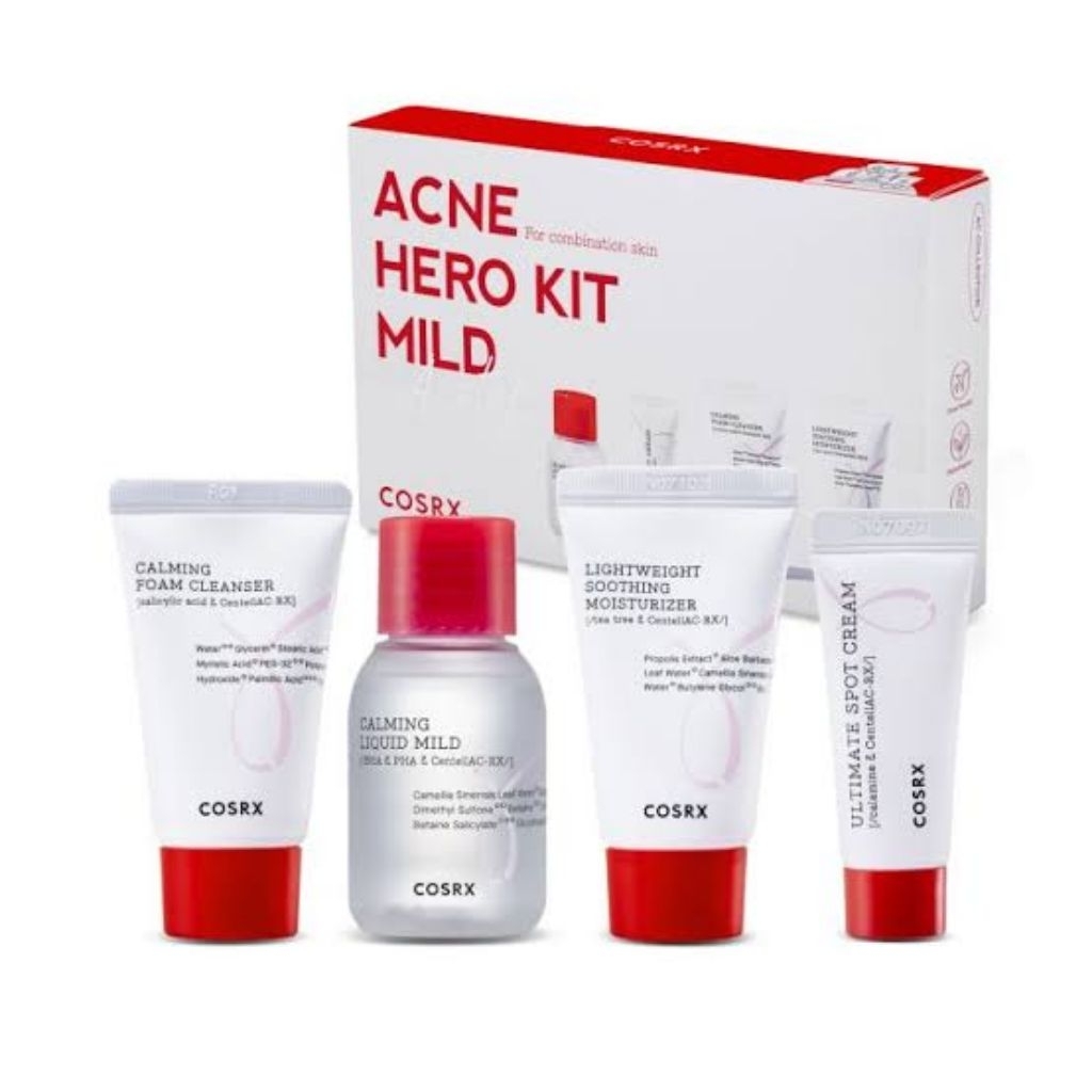 COSRX AC Collection Acne Hero Kit Mild  Cosrx Paket 4in1