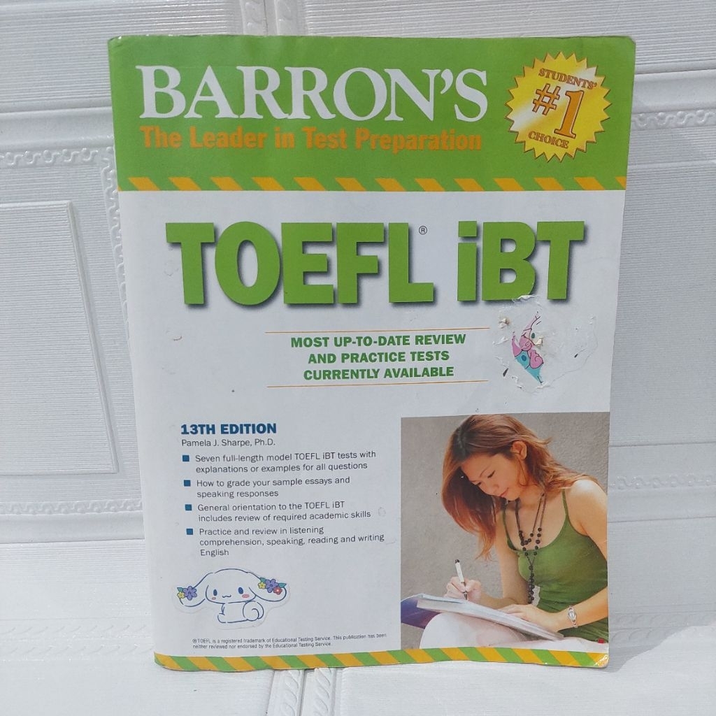 BUKU TOEFL IBT BARRON'S 13TH EDITION ORIGINAL