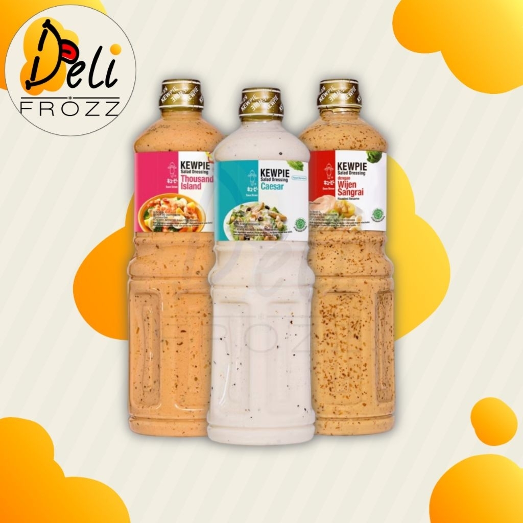 

KEWPIE Salad Dressing Thousand Island / Caesar / Roasted Sesame | Mayonnaise | Mayonais Saus Salad Thousand Island / Caesar / Roasted Sesame | 1 Liter