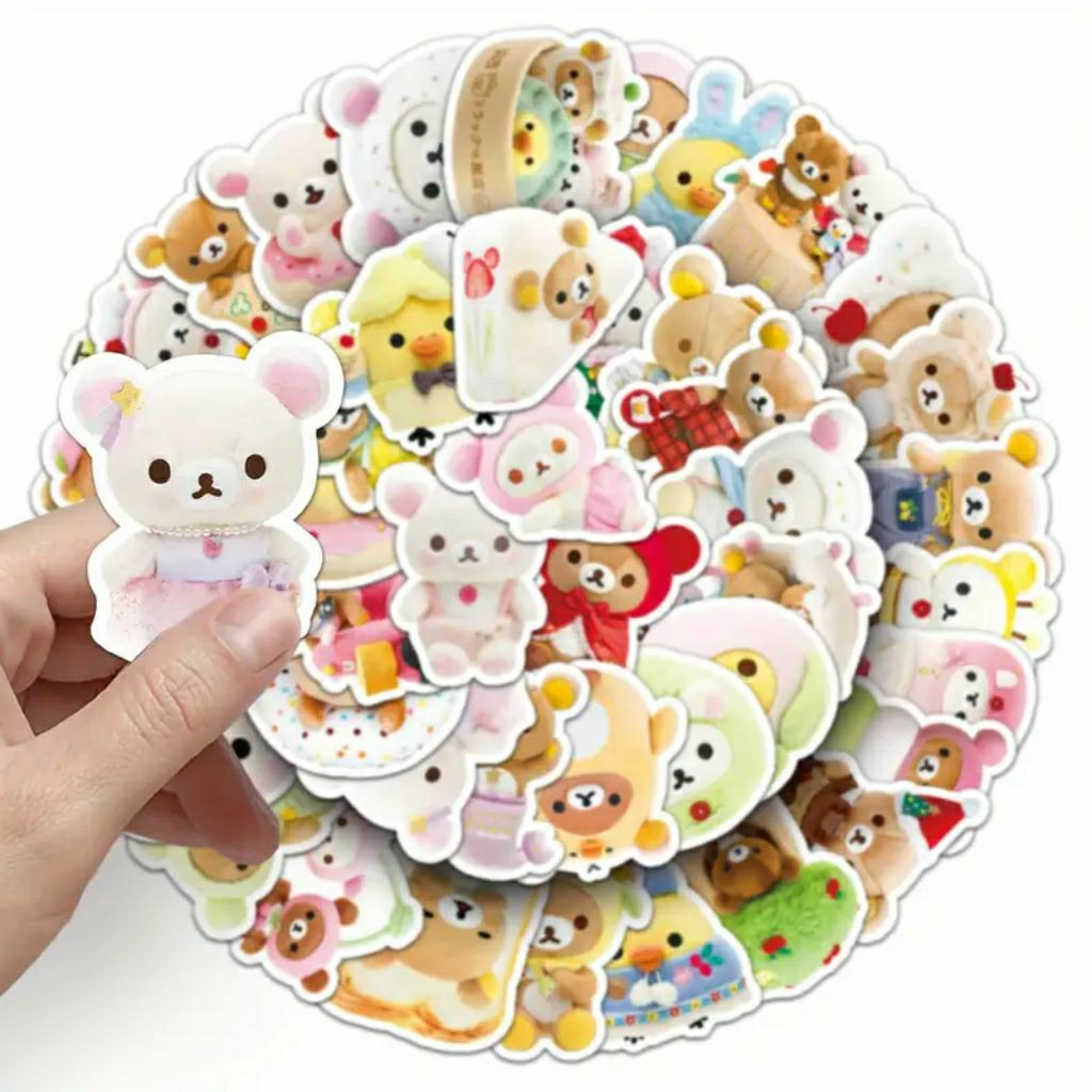 

Stiker Pack Kartun Rilakkuma Stiker Rilakkuma Cute Stiker Aesthetic Stiker Laptop Stiker Helm Stiker Tumblr Stiker HP, Aksesoris Hp , Anti Air