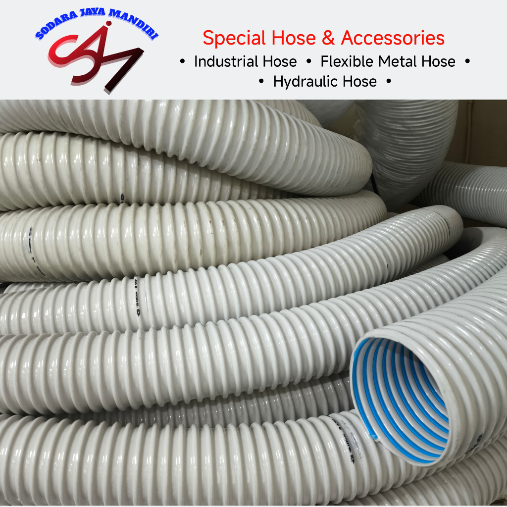 selang spiral duck hose 2,5'' inch / selang flexible udara / selang air merk triliun jual eceran