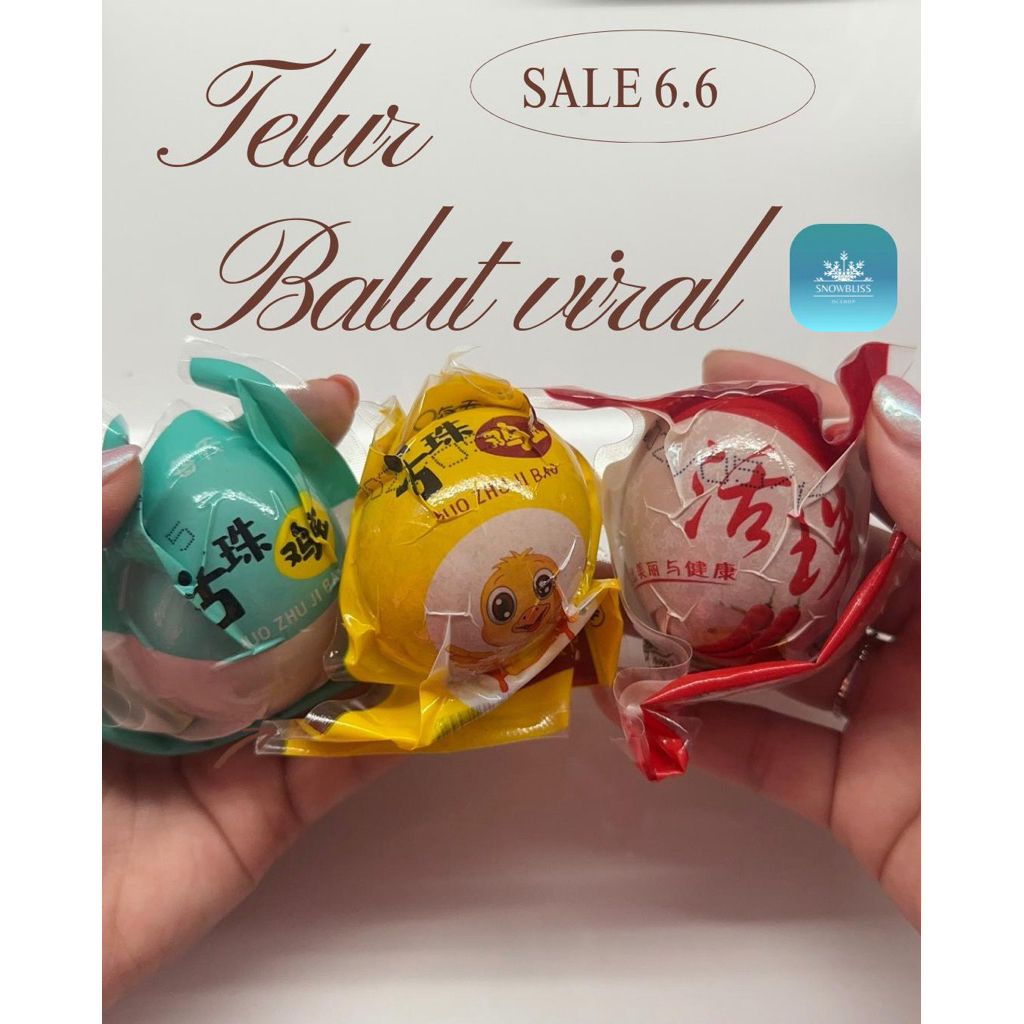 

Telur Balut Vacum - Telur Viral - Telur Impor - Telur Balut Ayam