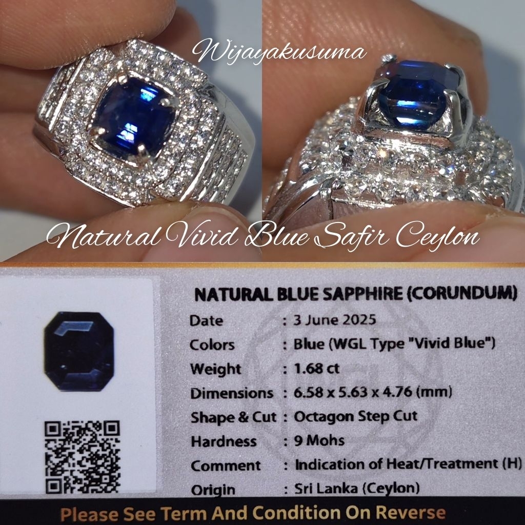 Vivid Blue Safir Ceylon