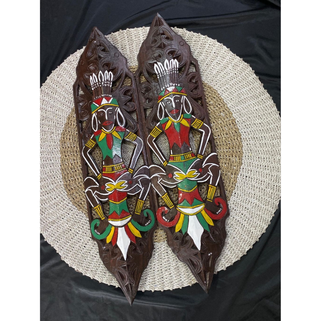 PERISAI TALAWANG DAYAK - PERISAI KAYU KHAS DAYAK