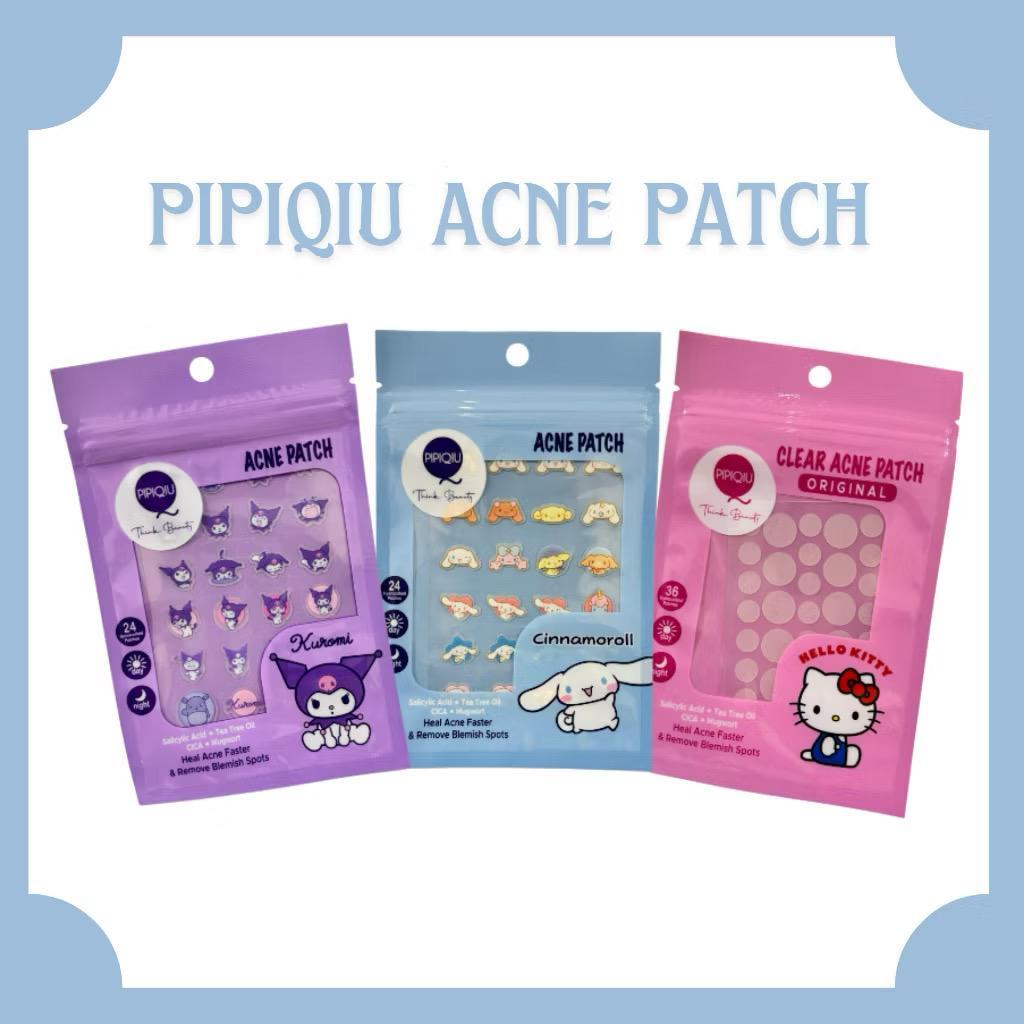Pipiqiu Acne Patch Kuromi, Pipiqiu Acne Patch Cinnamoroll, Pipiqiu Acne Patch Hello Kitty