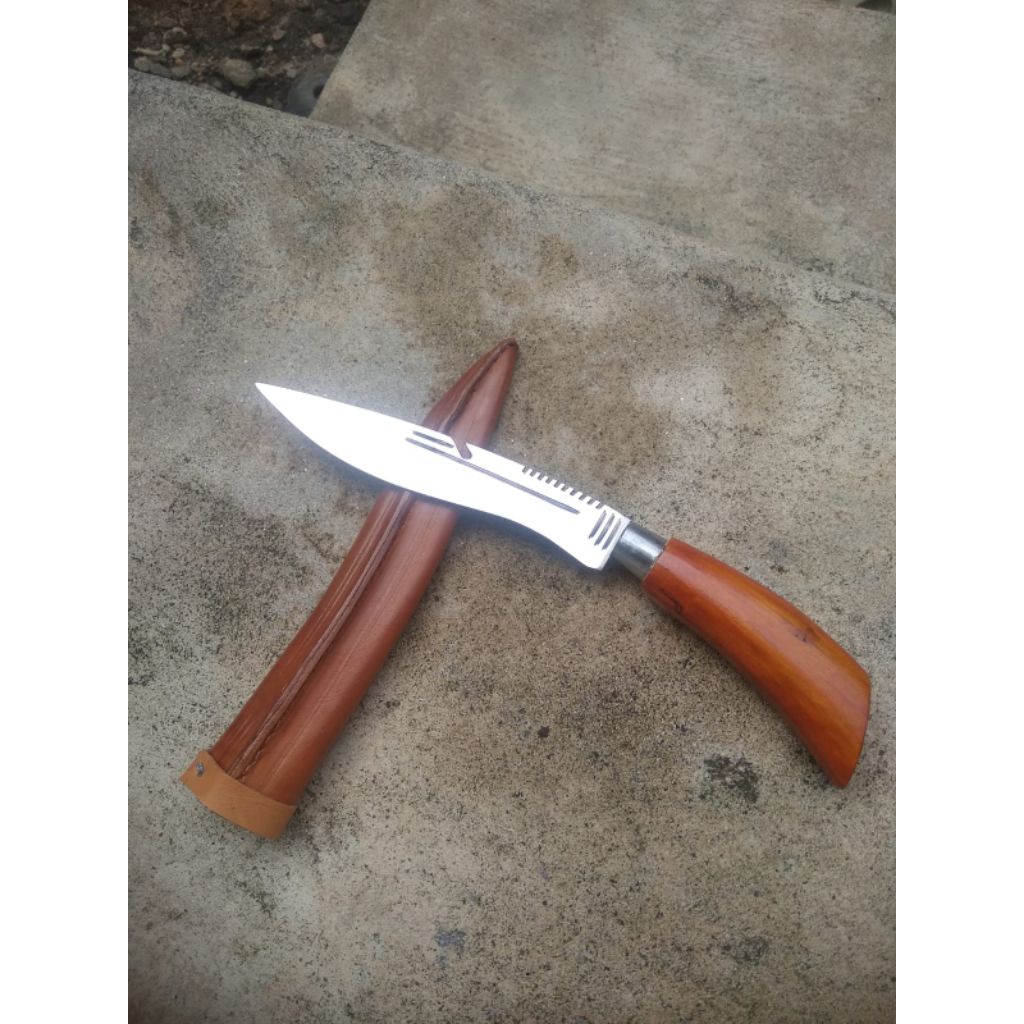 pisau baja asli super tajam anti karat