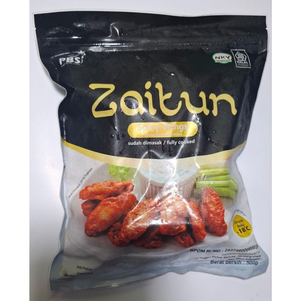 

Zaitun Spicy Wing 500gr.