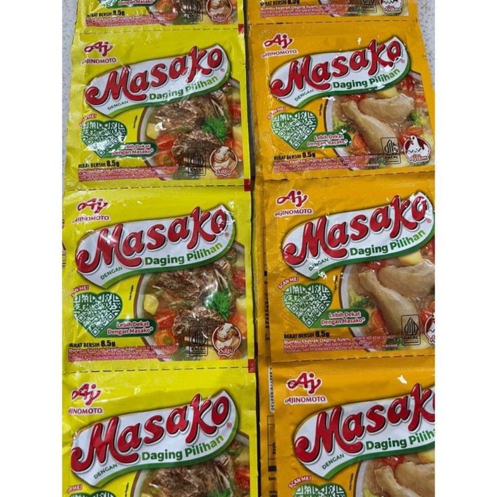 

3 sachet Masako rasa Sapi & ayam - surabaya