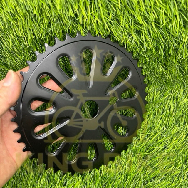 PIRINGAN GIR GEAR CRANK DEPAN SEPEDA ANAK 44T GIR LANGSUNG BMX HITAM