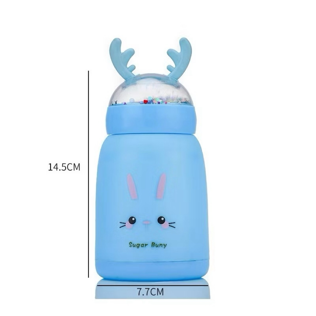 Botol Kaca Tumbler unicorn Rusa