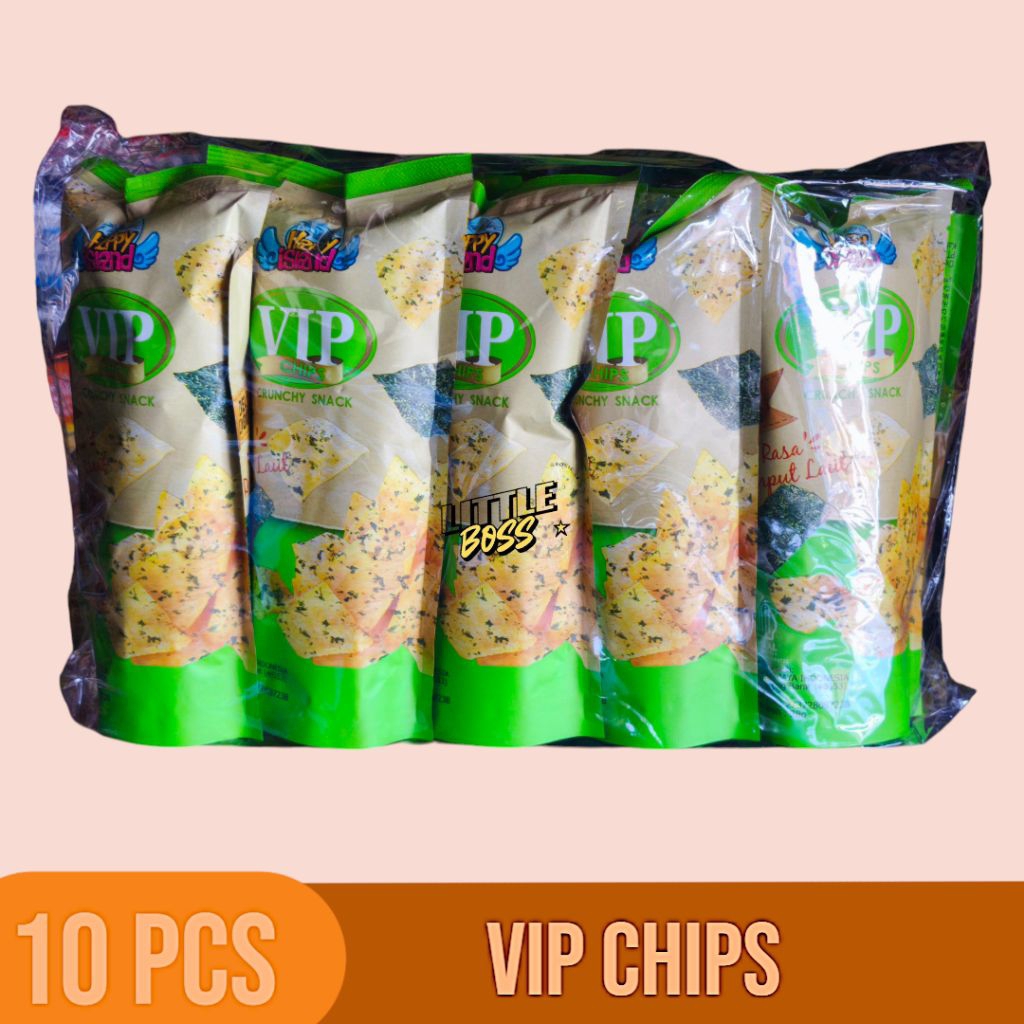 

Snack VIP Chips Happy Island Isi 10 Pcs