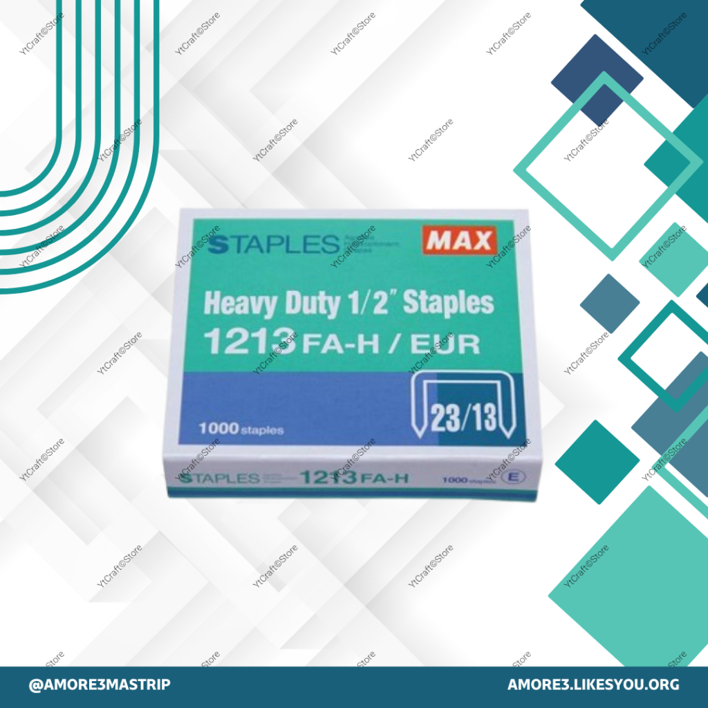 

Isi Staples Heavy Duty 1/2 Inch – Staples 23/13 Kuat untuk Stapler Besar
