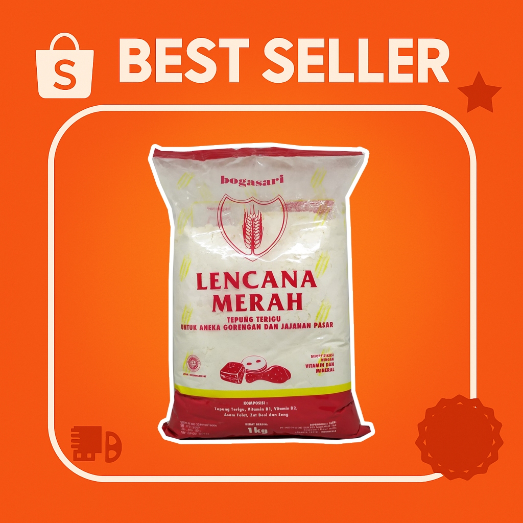 

Tepung Terigu Lencana Merah 1kg