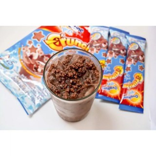 

1 SACHET X 32GRAM GRAM OVALTINE COLD CRUNCHY MALT DRINK / MINUMAN BUBUK SEREAL ES COKLAT OVALTINE