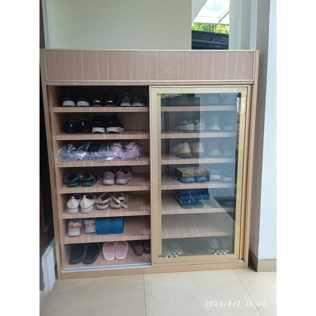 RAK SEPATU ALUMUNIUM