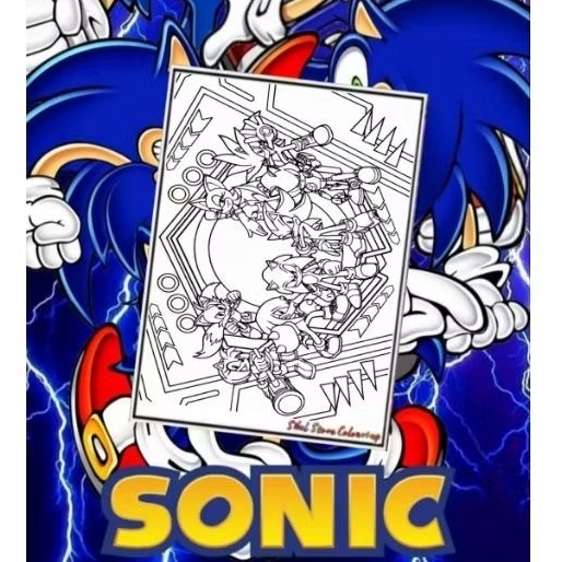 

KERTAS GAMBAR MEWARNAI TEMA SONIC COLLECTION ISI 20 LEMBAR GAMBAR BERBEDA / KERTAS GAMBAR TEBAL / PAUD / SD / TK / COLORING
