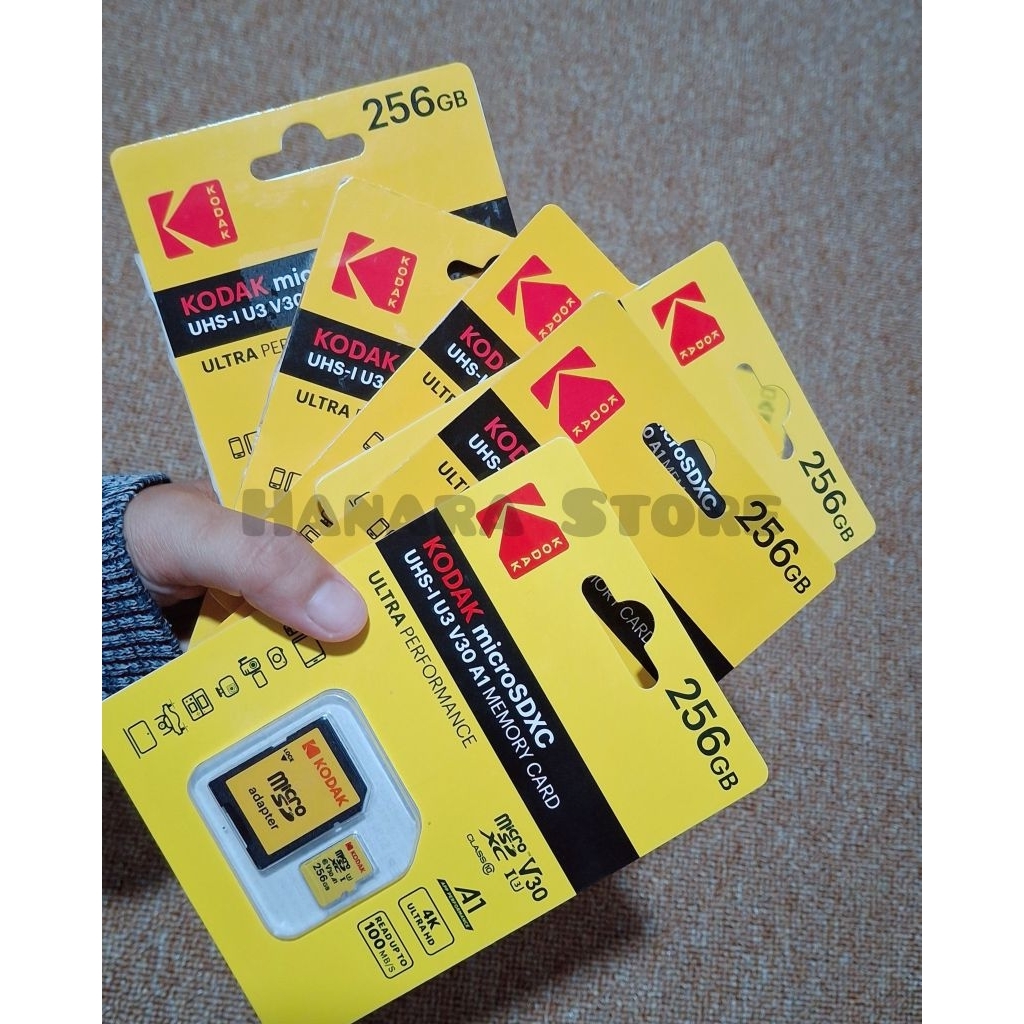 Kodak SDXC CARD 64GB 128GB 256GB ORIGINAL 100%  | Memori Card | Kartu Memori