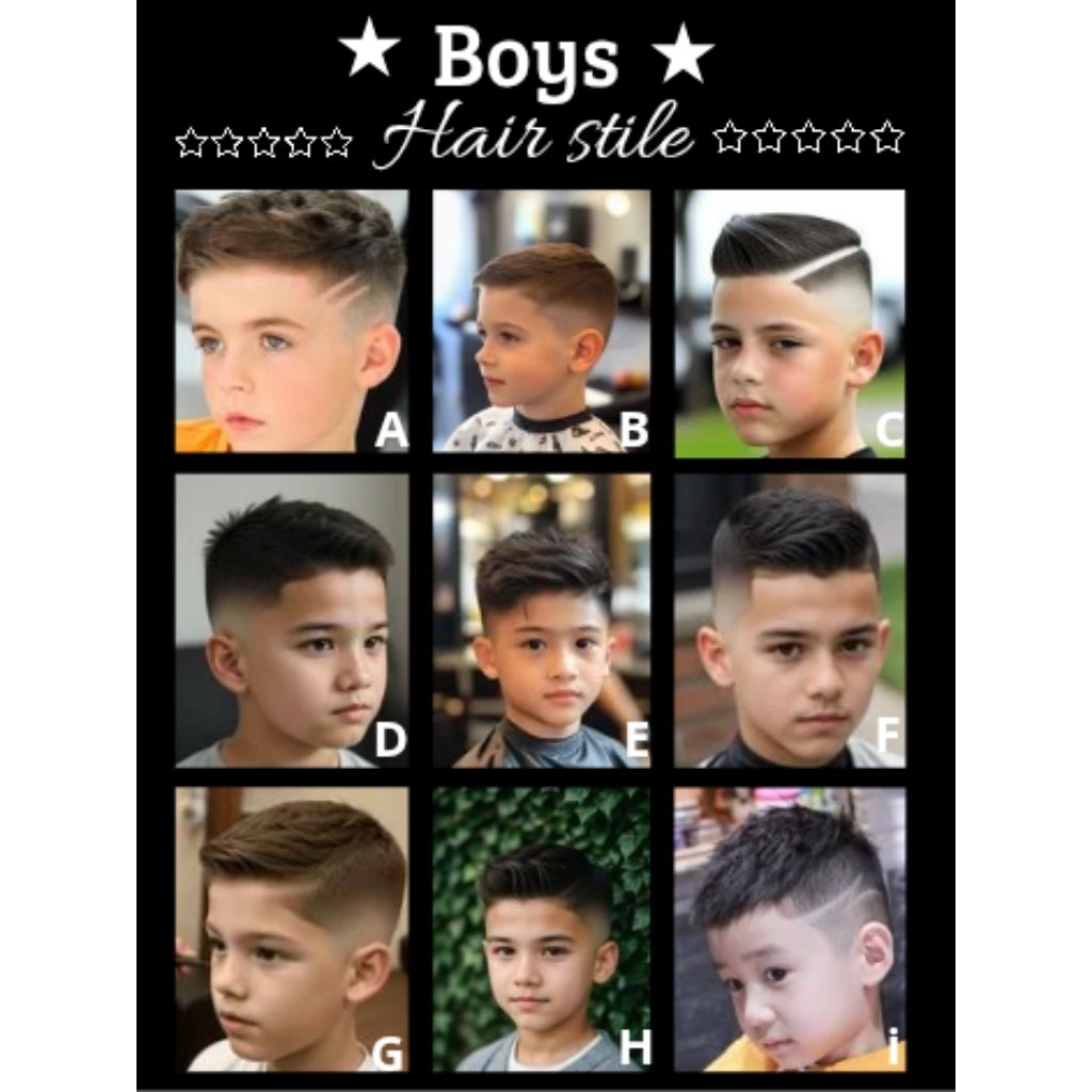 poster pangkas rambut anak2 / barbershop.