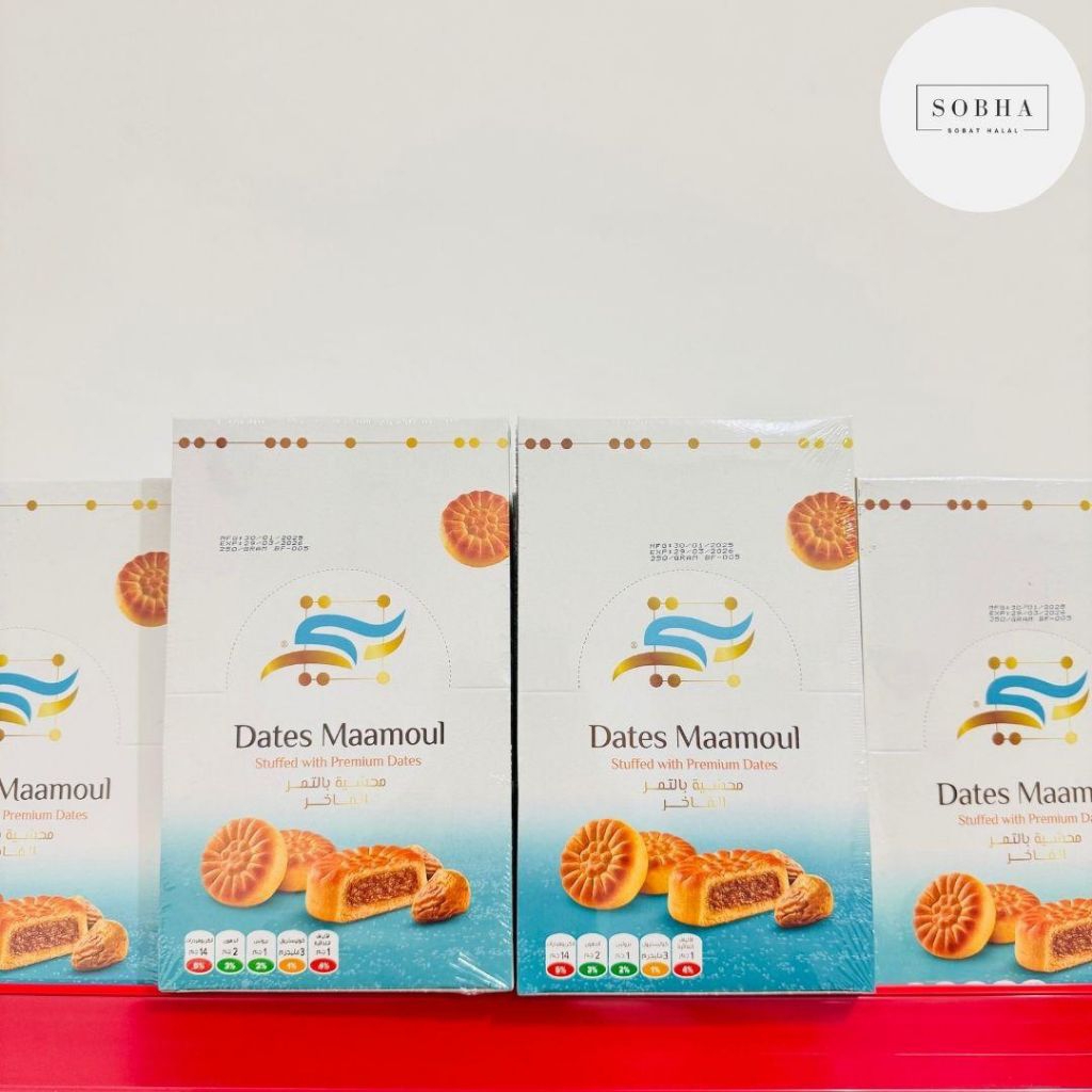 

Dates Maamoul - Biskuit Kurma Premium 250GR Isi 12pcs Original Arab Saudi
