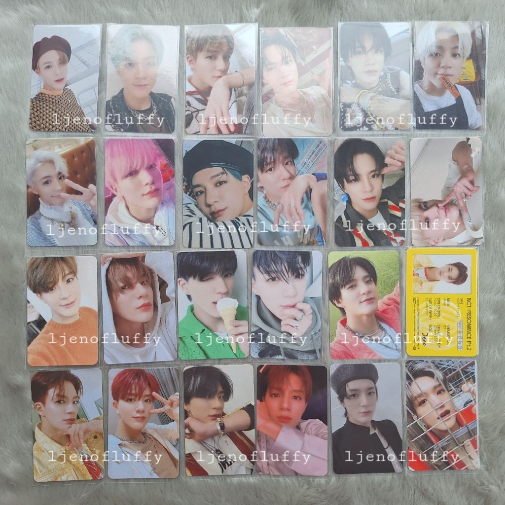 PC JENO WGU ANNIV HELLO FUTURE RESONANCE ID CARD CANDYLAB MD TC NCT DREAM 2020 2022 MAUNG PHOTOCARD
