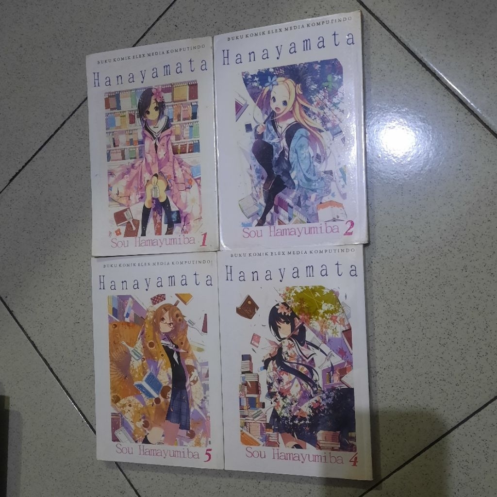 Komik Hanayamata Set by Sou Hamayumiba