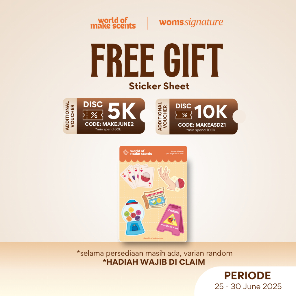 

[Gift] Sticker (Tidak untuk dijual)