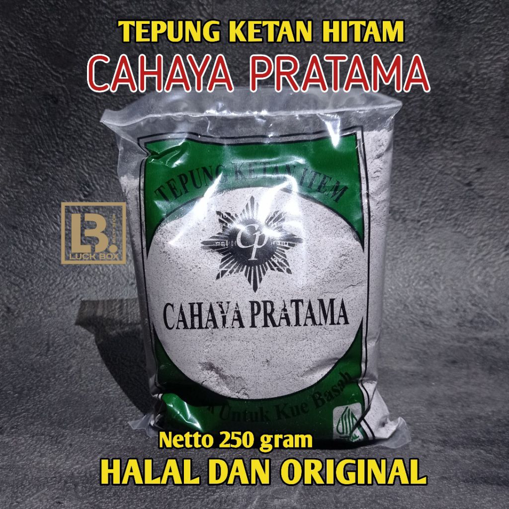 

Tepung Ketan Hitam Cahaya Pratama 250g HALAL