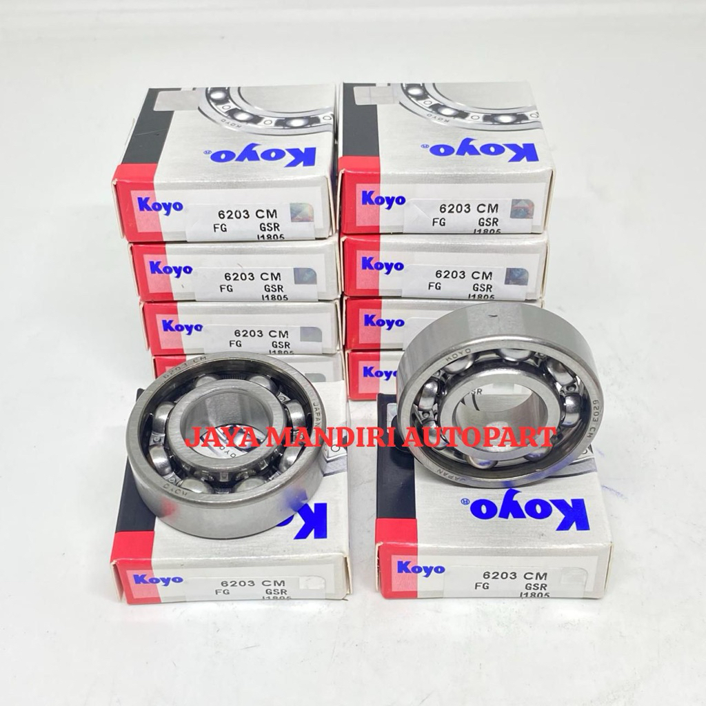 BEARING 6203 CM KOYO 6203CM KOYO TANPA TUTUP/OPEN