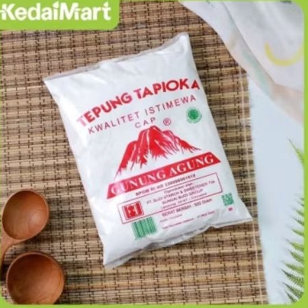 

TEPUNG TAPIOKA 500 GRAM CAP GUNUNG AGUNG