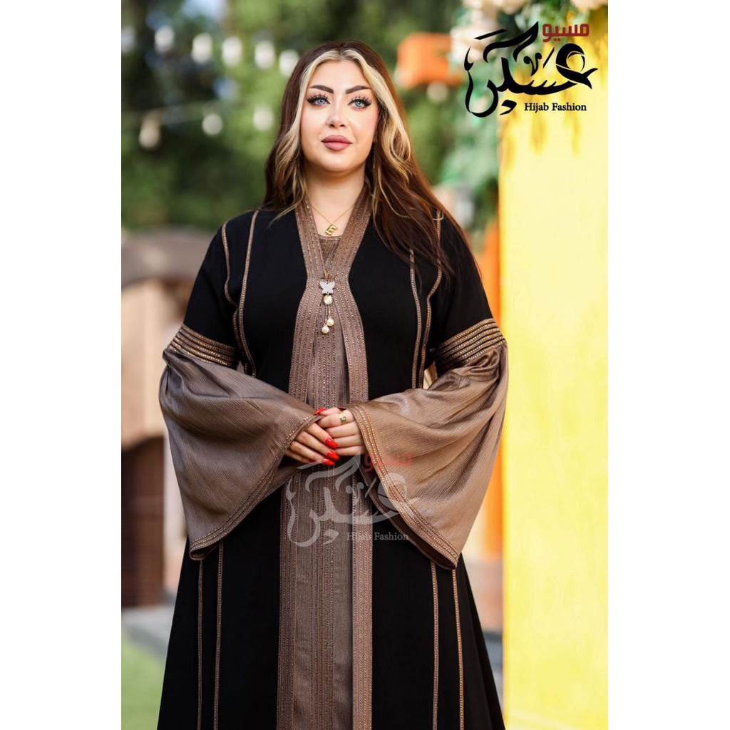 Abaya Wanita Dewasa Inner Outer Mesir Free Pashmina original Premium