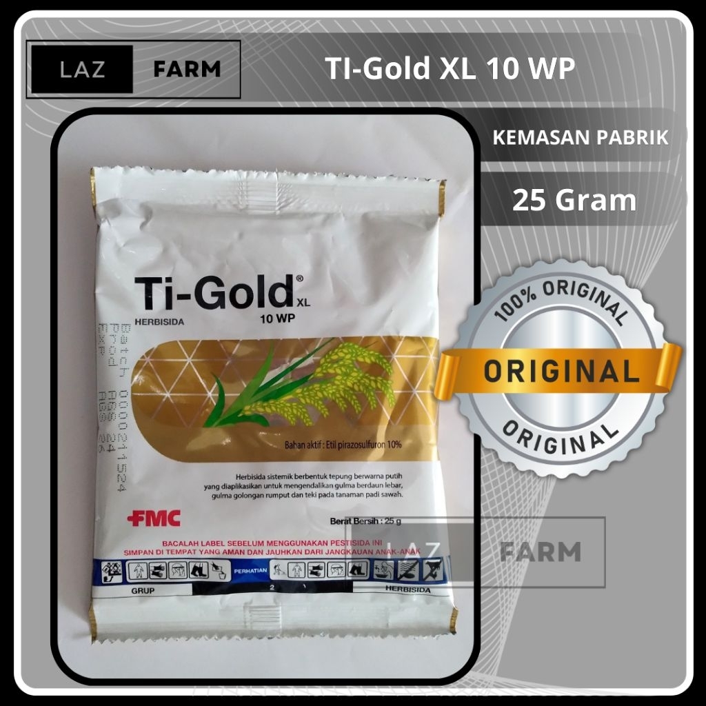 Herbisida Padi TiGold xl Ti-Gold 10 wp Pembasmi Rumput Padi