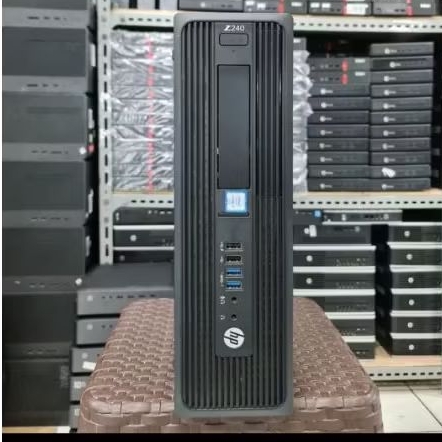 cpu hp z240 sff i5 gen 6 ram 8gb ddr4 ssd 256 gb siap pakai no minus