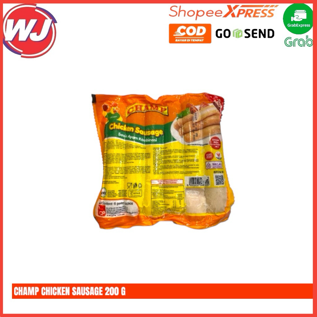 

CHAMP CHICKEN SAUSAGE 200 G