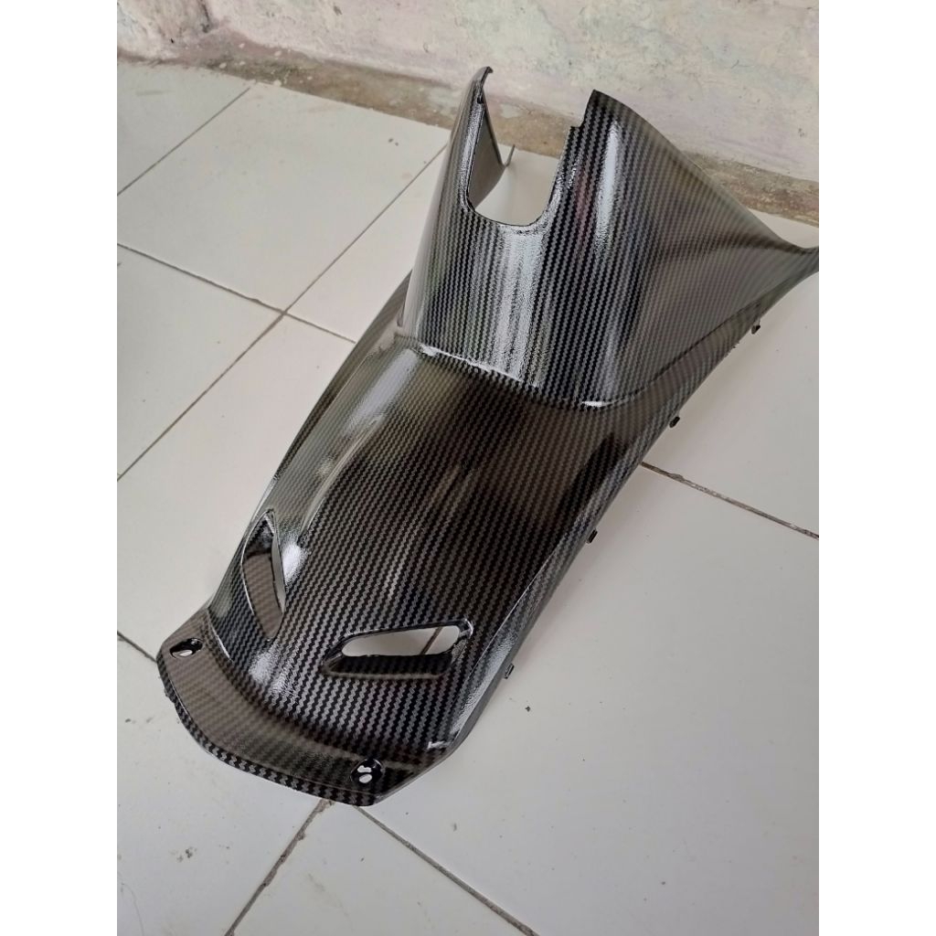 COVER TUTUP TANKI ATAU TUTUP MESIN MIO SEMAILE MIO SPORTY FULL CARBON