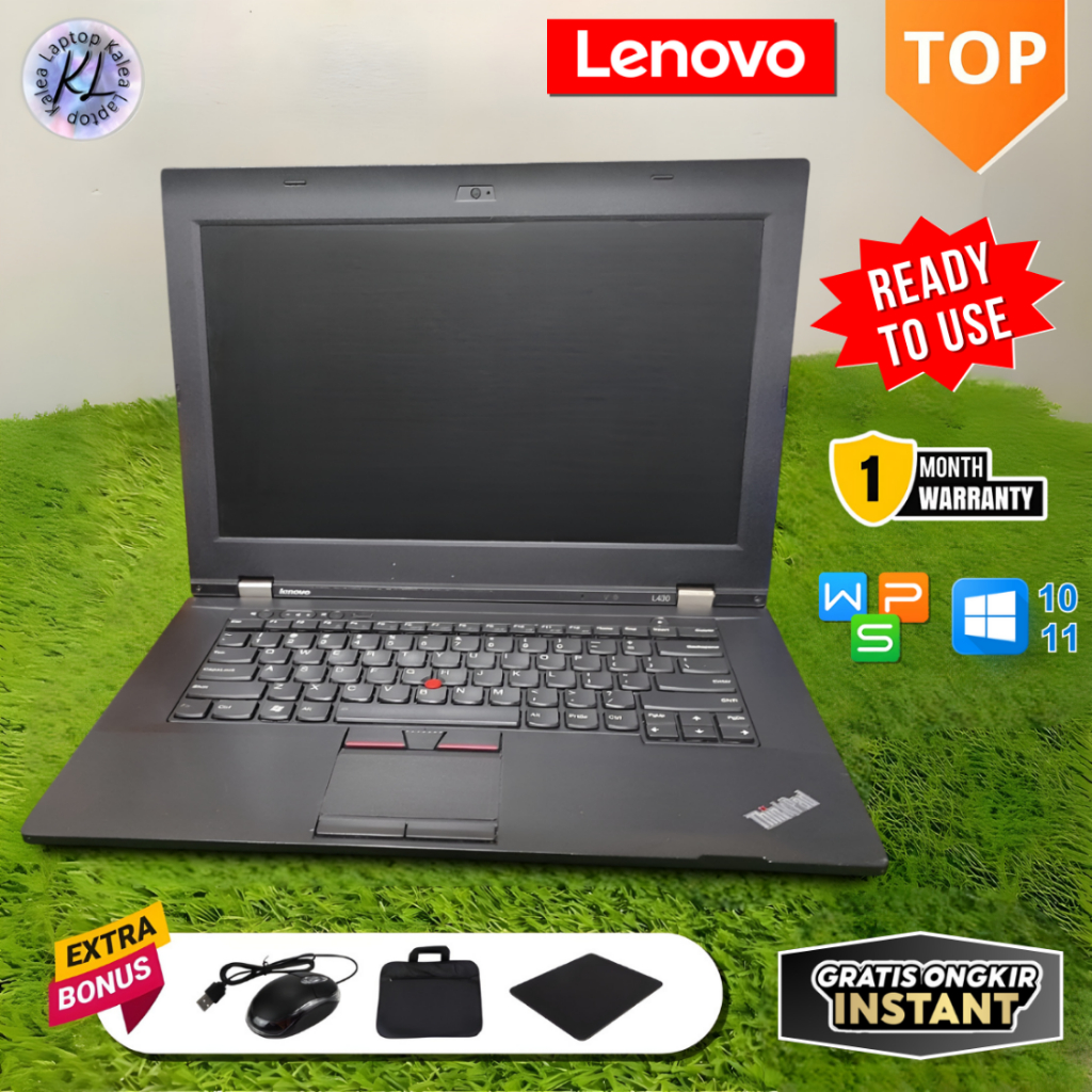 Laptop Lenovo ThinkPad L430 Intel Core i3 Gen 2 RAM 8 SSD 256 MULUS