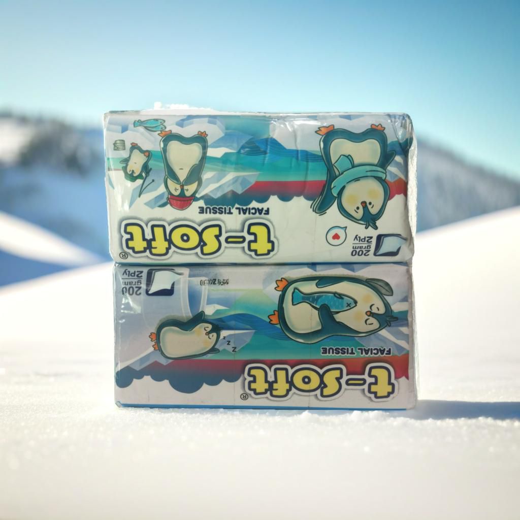 Tissue tissu tisu t-soft 200 sheets banded isi 2