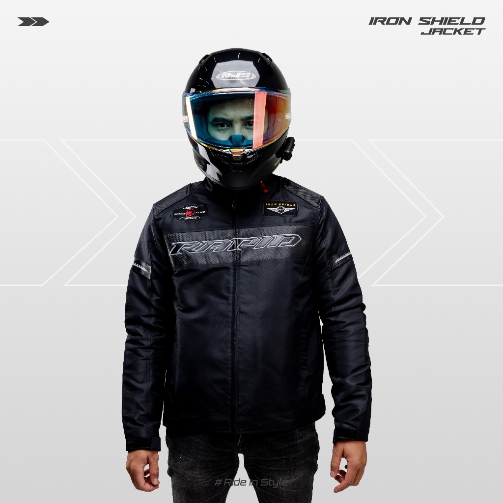 Iron Shield Jacket - Jaket Motor Touring Pria - Rapid Jacket