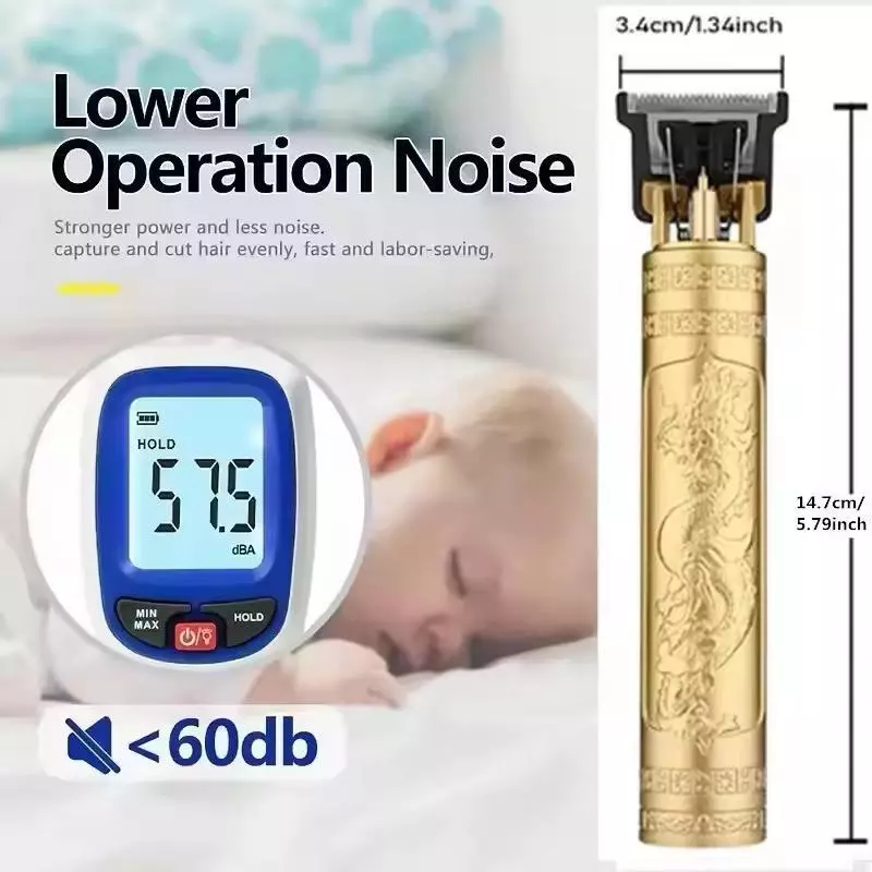 ALAT CUKUR KUMIS JENGGOT / HAIRCLIPPER VINTAGE T9 CUKURAN KUMIS PENCUKUR RAMBUT KUMIS PORTABLE