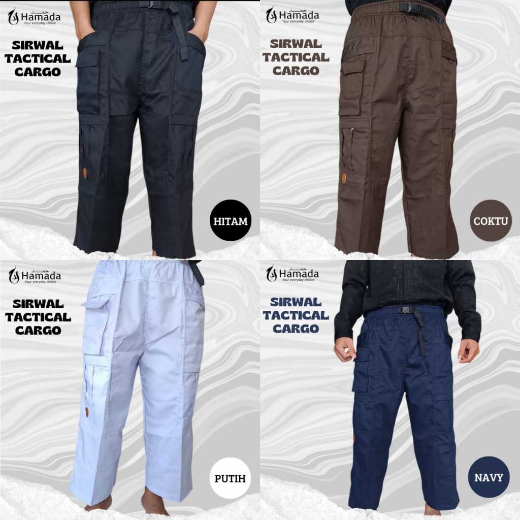 ( BISA COD ) CELANA SIRWAL TACTICAL CARGO PREMIER 8 SAKU CINGKRANG OUTDOOR BAHAN DRILL