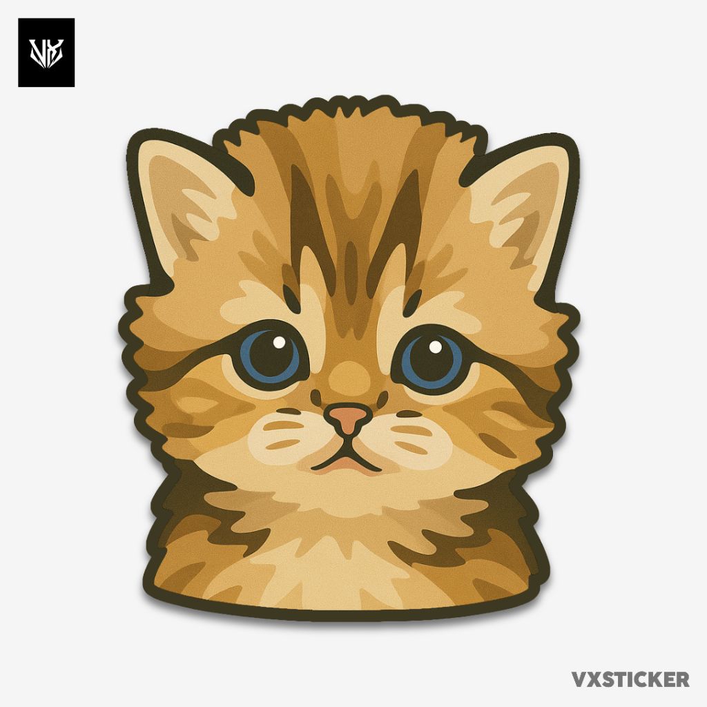 

Stiker/Sticker Kucing Lucu #14 VXSTICKER