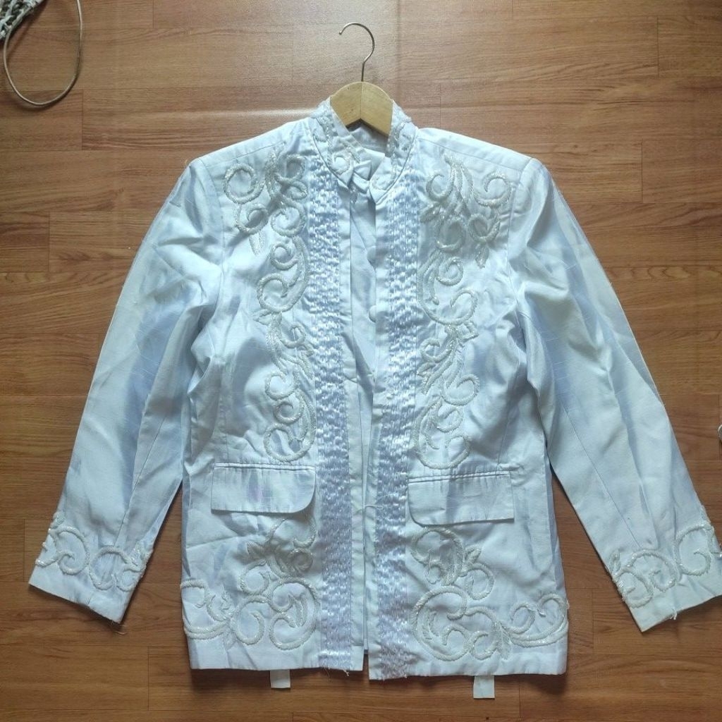 Beskap Putih pengantin/preloved/beskap pengantin/ beskap akad
