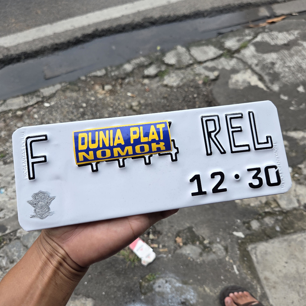Plat nomor baut tanam motor custom plat nomor motor lipat baut tanam PNM17