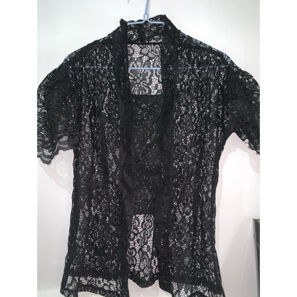 kebaya bali lengan pendek