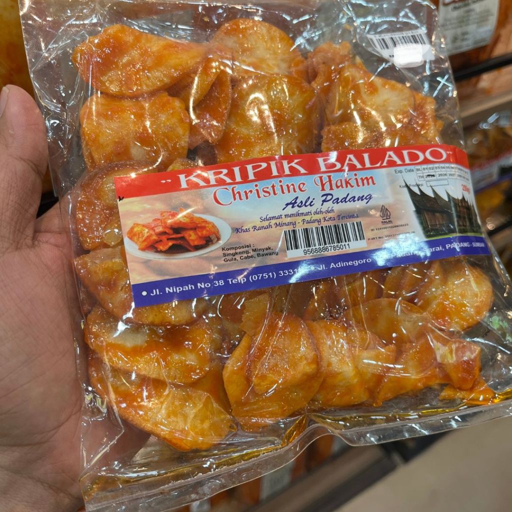 

Keripik Balado Cristine Hakim - Viera oleh oleh pekanbaru