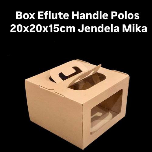 

Box Mika Handle Box Tenteng Jendela Mika Box Hampers Parcel Ukuran 20x20x15cm Isi 10pcs