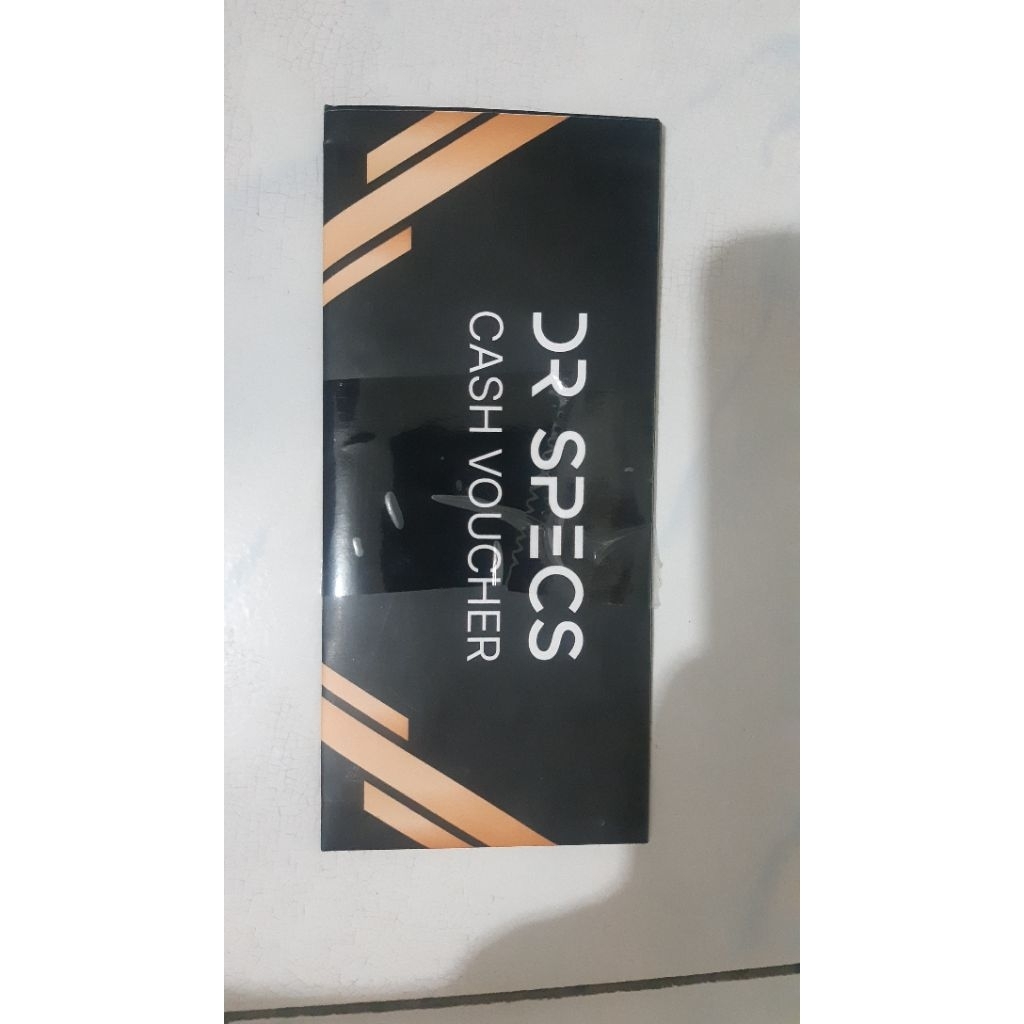 Cash Voucher Dr Specs senilai 195rb
